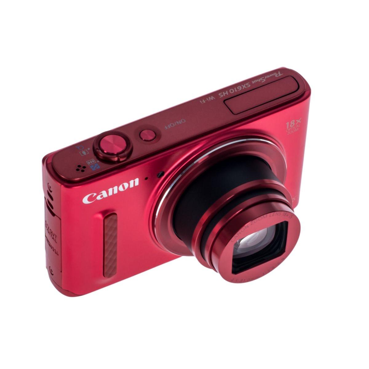 Купить Фотоаппарат компактный Canon PowerShot SX610 HS Красный, недорого в  в интернет-магазине Кибермолл с доставкой. Фото, отзывы, описания,  характеристики Владивосток