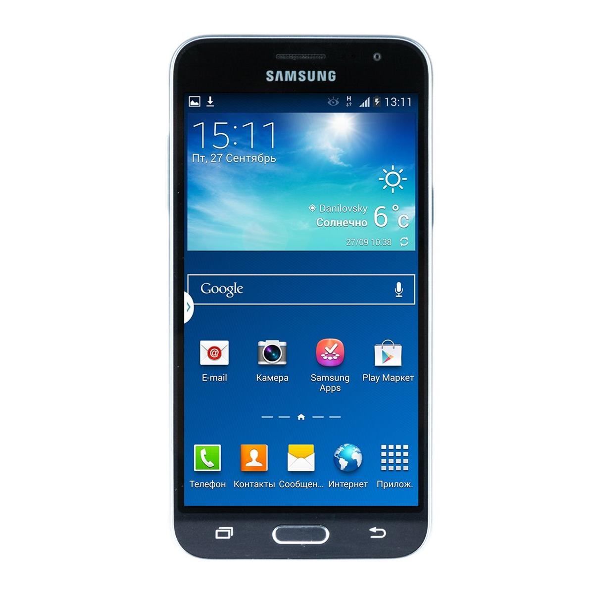 Купить Смартфон Samsung Galaxy J3 (2016) SM-J320F/DS 8GB Black, недорого в  в интернет-магазине Кибермолл с доставкой. Фото, отзывы, описания,  характеристики Владивосток