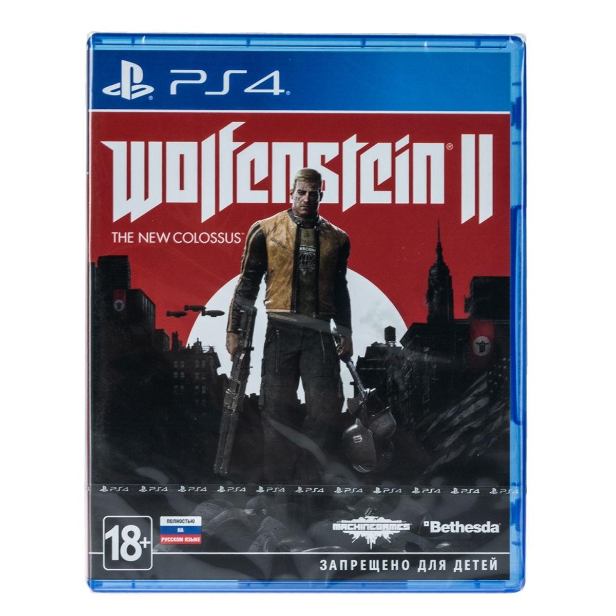 Купить Игра PS4 Bethesda Softworks Wolfenstein II: The New Colossus,  недорого в в интернет-магазине Кибермолл с доставкой. Фото, отзывы,  описания, характеристики Владивосток