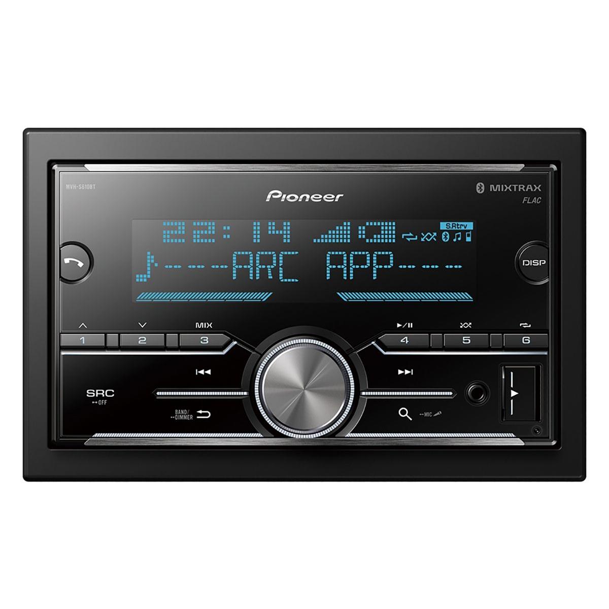 Купить Автомагнитола 1 DIN Pioneer MVH-S610BT Чёрный, недорого в в  интернет-магазине Кибермолл с доставкой. Фото, отзывы, описания,  характеристики Владивосток