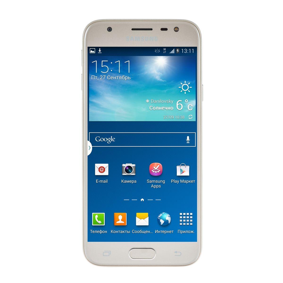 Купить Смартфон Samsung Galaxy J3 SM-J330F 16GB Gold Золотой, недорого в в  интернет-магазине Кибермолл с доставкой. Фото, отзывы, описания,  характеристики Владивосток