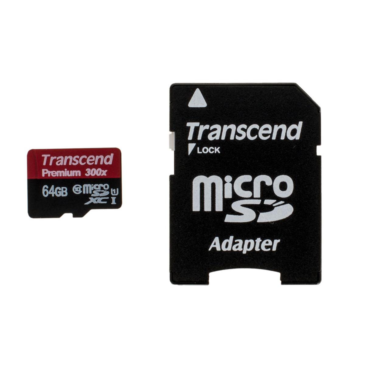 Карта памяти 64 гб transcend sdxc