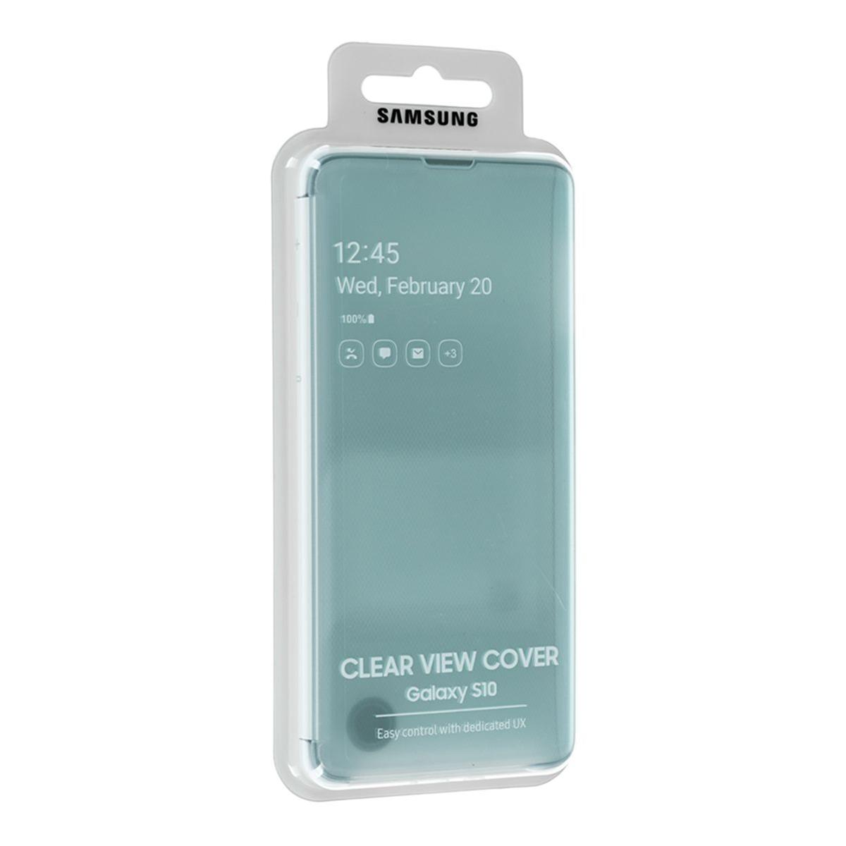 Купить Чехол Samsung Galaxy S10 Clear View Cover Белый, недорого в в  интернет-магазине Кибермолл с доставкой. Фото, отзывы, описания,  характеристики Владивосток