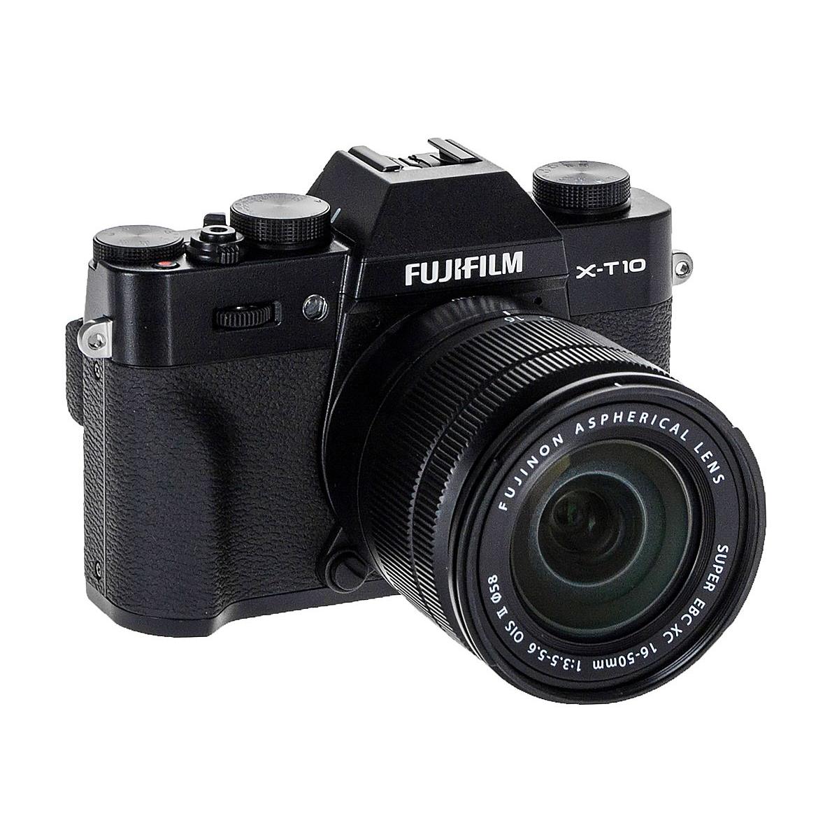 Купить Фотоаппарат беззеркальный Fujifilm X-T10 Kit 16-50 Чёрный, недорого  в в интернет-магазине Кибермолл с доставкой. Фото, отзывы, описания,  характеристики Владивосток