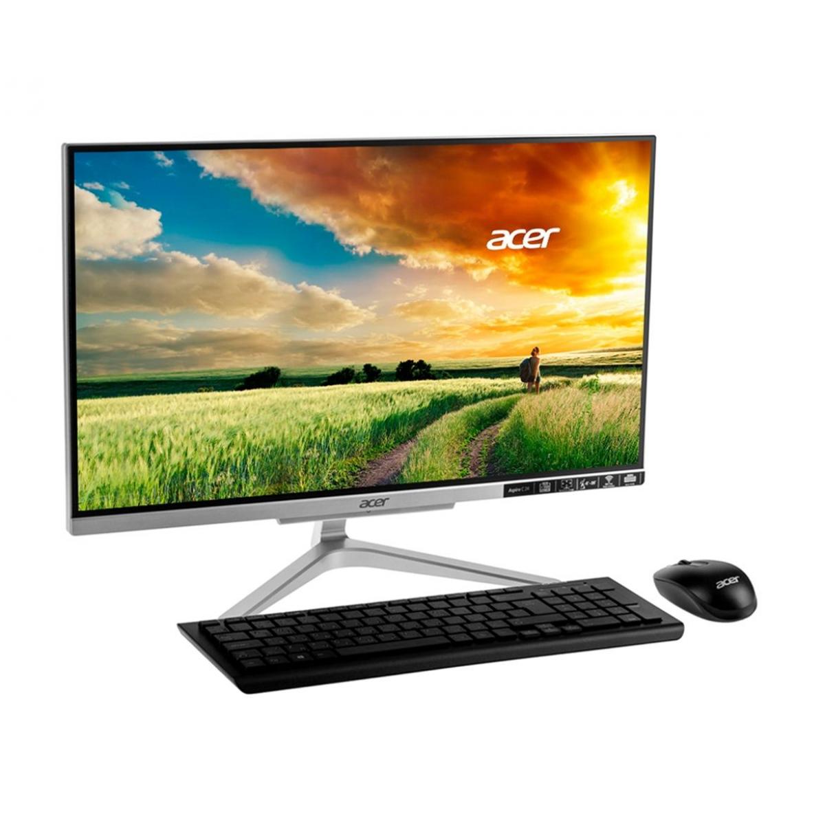 Купить Моноблок Acer Aspire C24-865 i5-8250U Серебристый, недорого в в  интернет-магазине Кибермолл с доставкой. Фото, отзывы, описания,  характеристики Владивосток