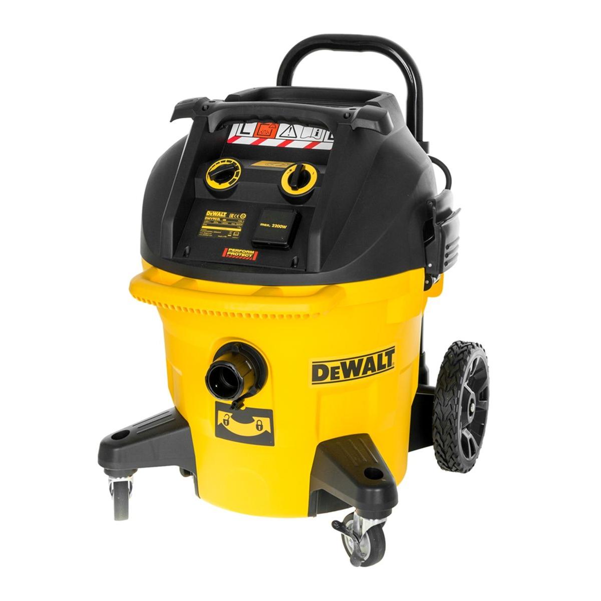 Купить Пылесос строительный DeWALT DWV902L Жёлтый, недорого в в  интернет-магазине Кибермолл с доставкой. Фото, отзывы, описания,  характеристики Владивосток