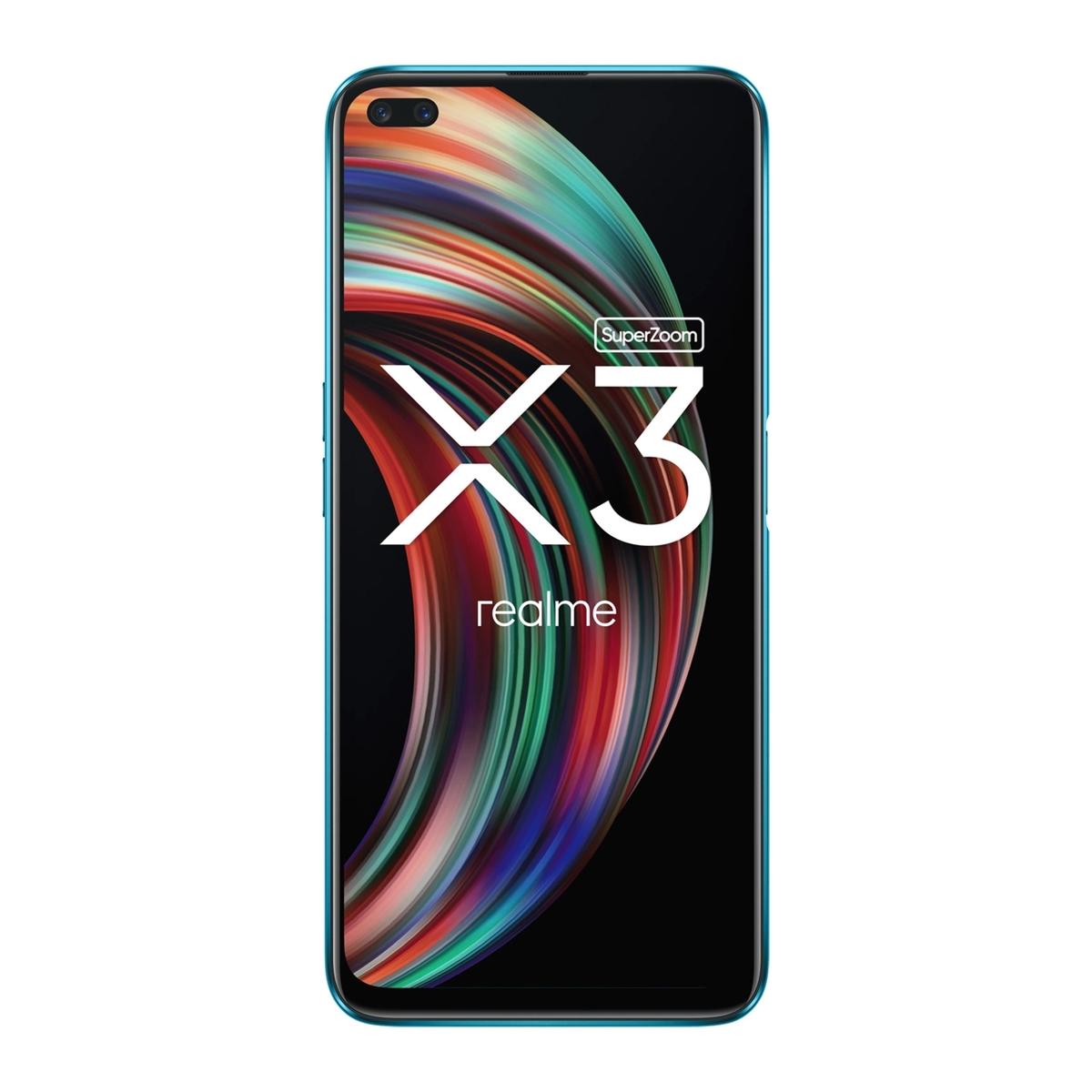 Купить Смартфон Realme X3 SuperZoom 8Gb/128Gb Синий, недорого в в  интернет-магазине Кибермолл с доставкой. Фото, отзывы, описания,  характеристики Владивосток