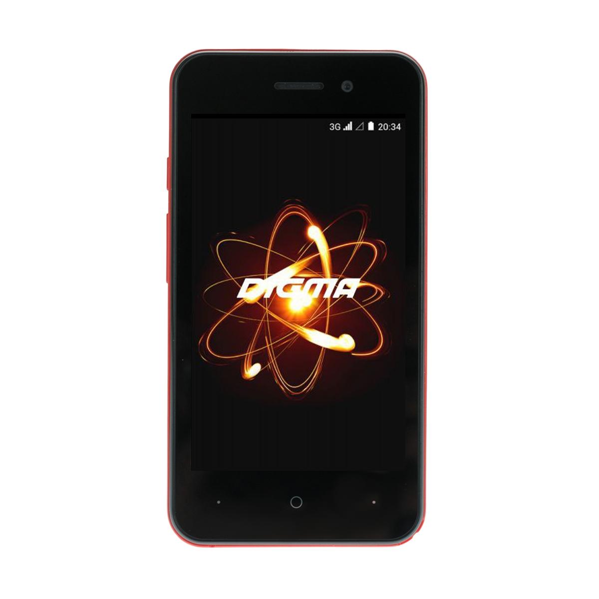 Купить Смартфон Digma Linx Atom 3G 4GB Красный, недорого в в  интернет-магазине Кибермолл с доставкой. Фото, отзывы, описания,  характеристики Владивосток