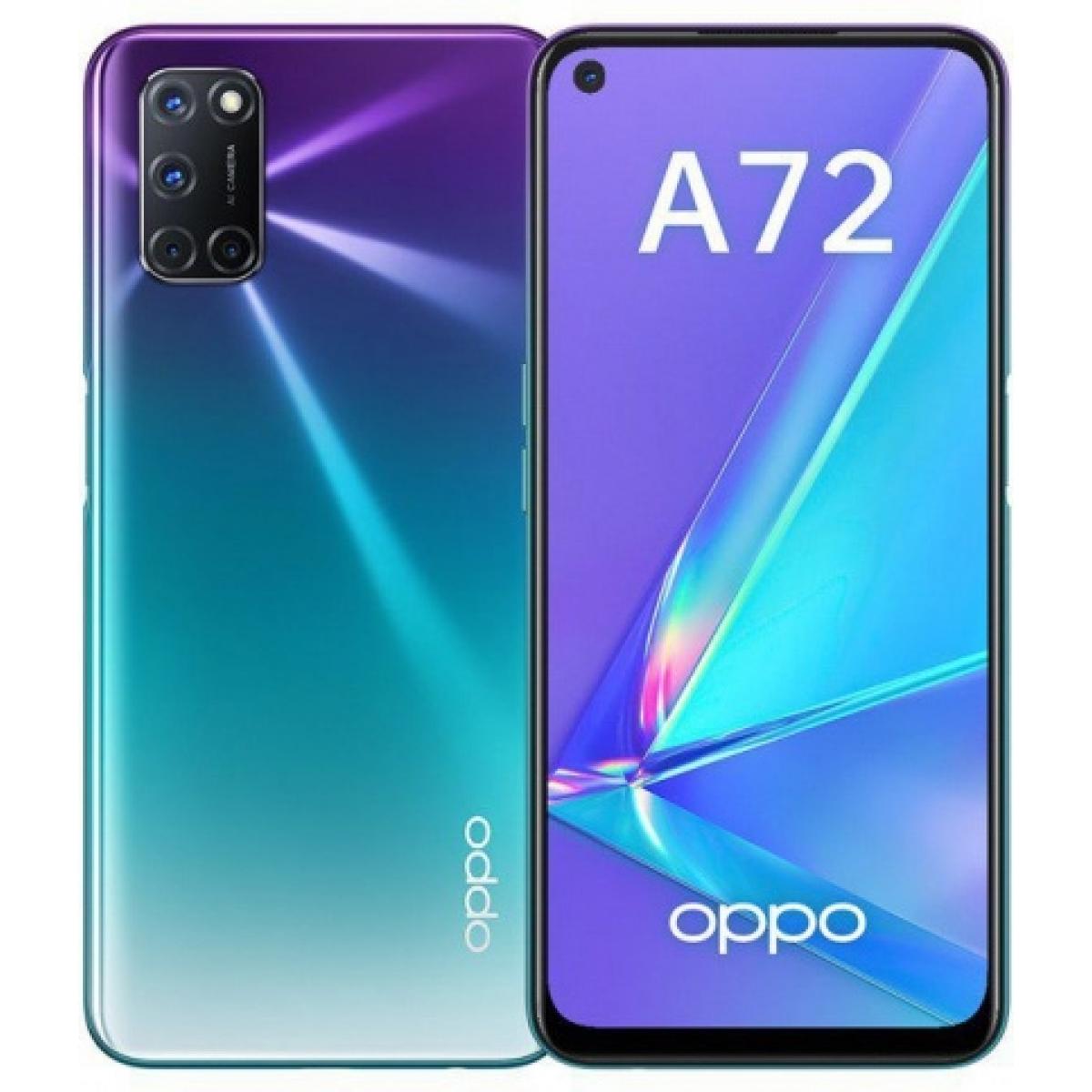 Купить Смартфон OPPO A72 Фиолетовый, недорого в в интернет-магазине  Кибермолл с доставкой. Фото, отзывы, описания, характеристики Владивосток