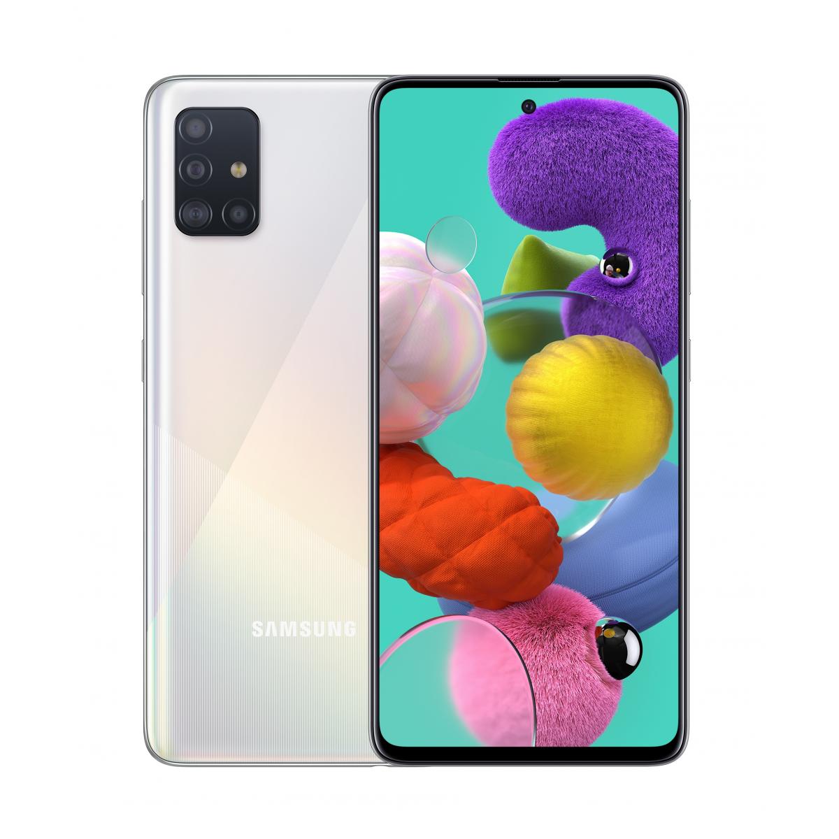 Купить Смартфон Samsung Galaxy A51 SM-A515F 64Gb White Белый, недорого в в  интернет-магазине Кибермолл с доставкой. Фото, отзывы, описания,  характеристики Владивосток