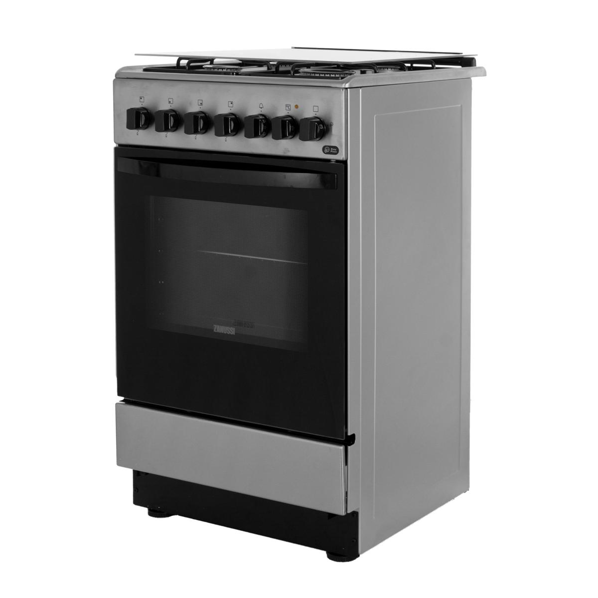 Купить Плита газовая Zanussi ZCK9242G1X Нержавеющая сталь, недорого в в  интернет-магазине Кибермолл с доставкой. Фото, отзывы, описания,  характеристики Владивосток