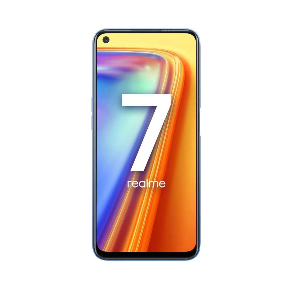 Купить Смартфон Realme 7 Синий, недорого в в интернет-магазине Кибермолл с  доставкой. Фото, отзывы, описания, характеристики Владивосток