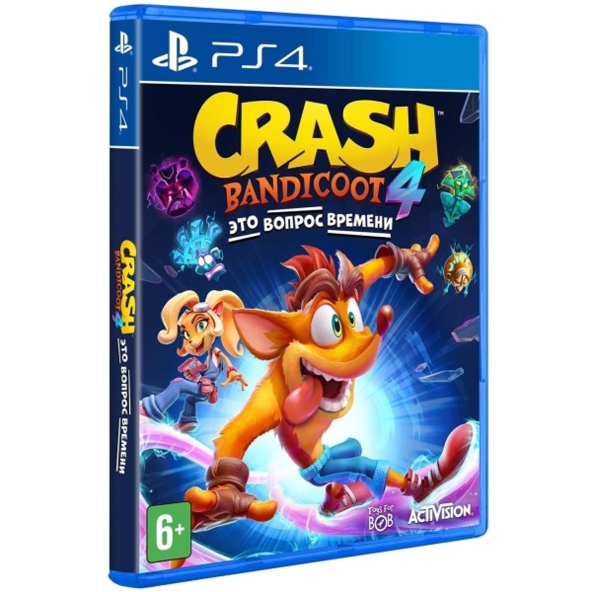 Купить Игра для PS4 Crash Bandicoot 4: Это Вопрос Времени, недорого в в  интернет-магазине Кибермолл с доставкой. Фото, отзывы, описания,  характеристики Владивосток