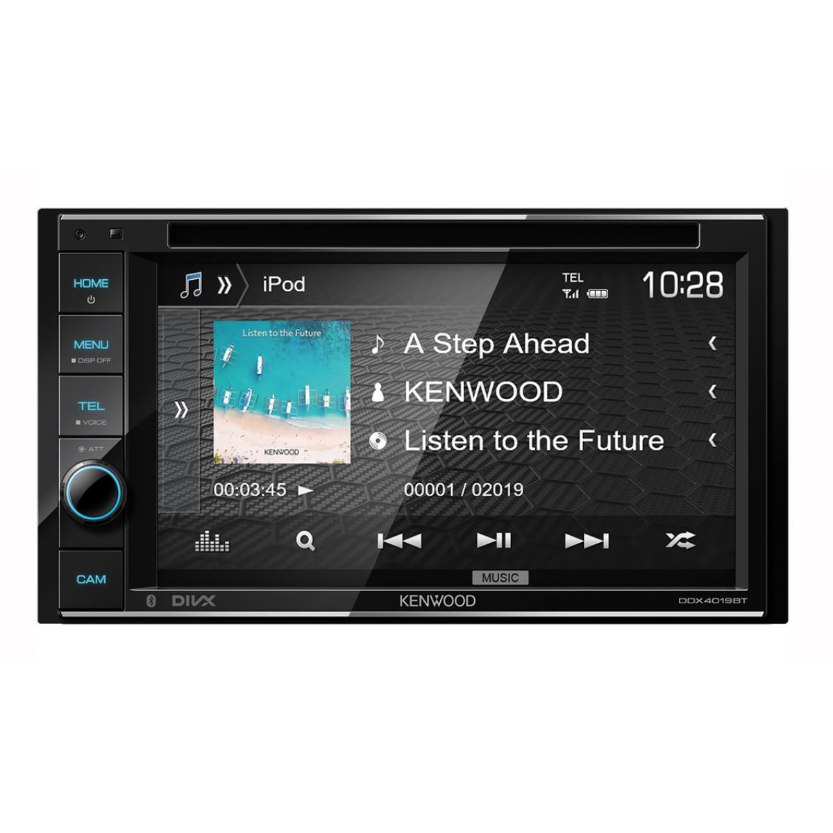 Купить Автомагнитола 2 DIN Kenwood DDX4019BTR Чёрный, недорого в в  интернет-магазине Кибермолл с доставкой. Фото, отзывы, описания,  характеристики Владивосток