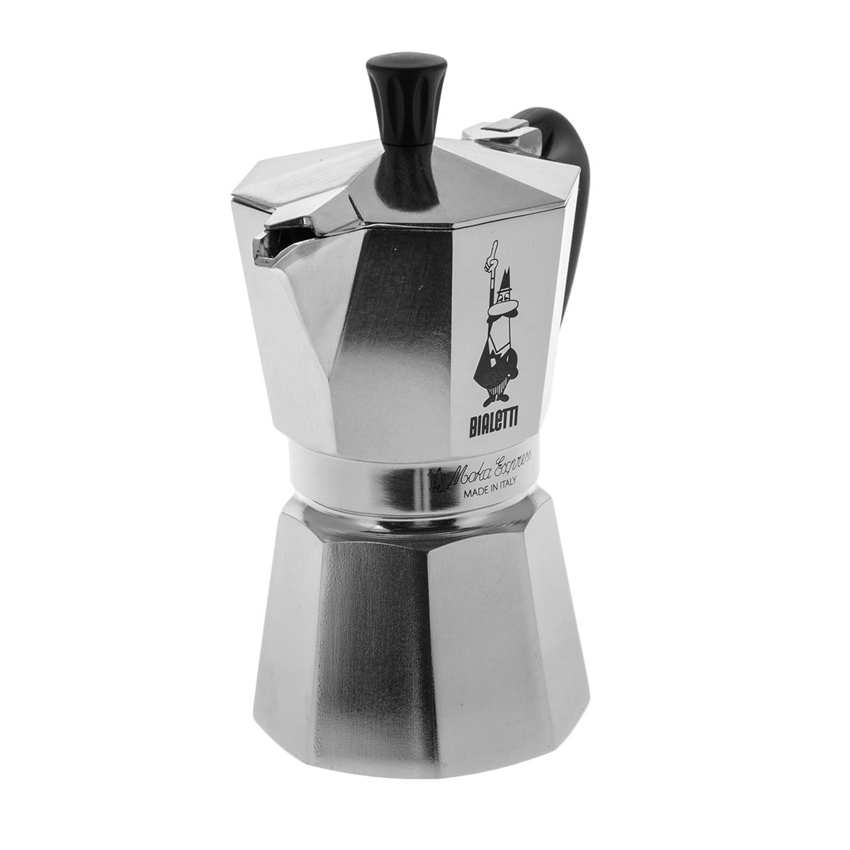 Купить Кофеварка гейзерная Bialetti 0.27л Moka Express 6 порций, недорого в  в интернет-магазине Кибермолл с доставкой. Фото, отзывы, описания,  характеристики Владивосток