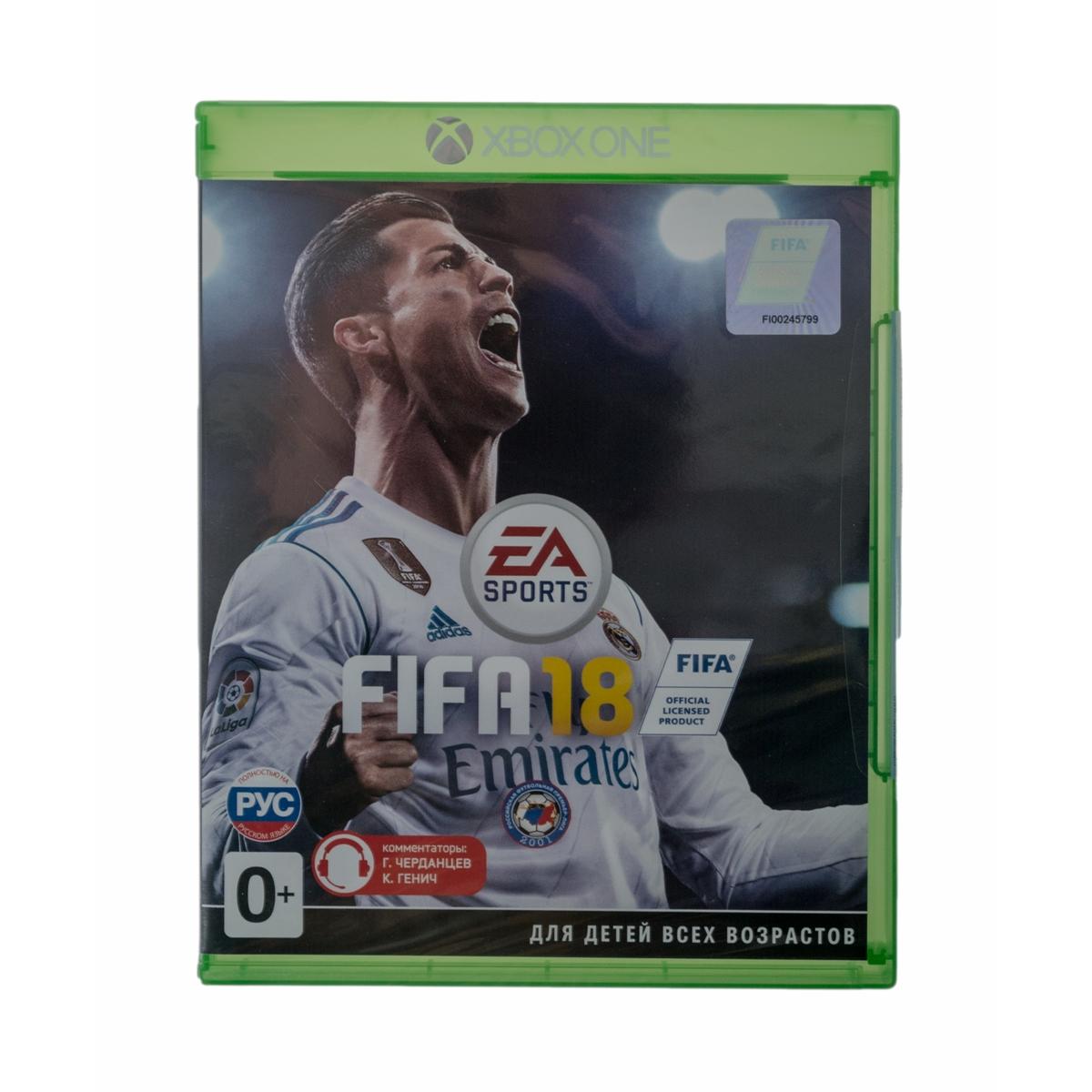 Купить Игра Xbox One FIFA 18, недорого в в интернет-магазине Кибермолл с  доставкой. Фото, отзывы, описания, характеристики Владивосток