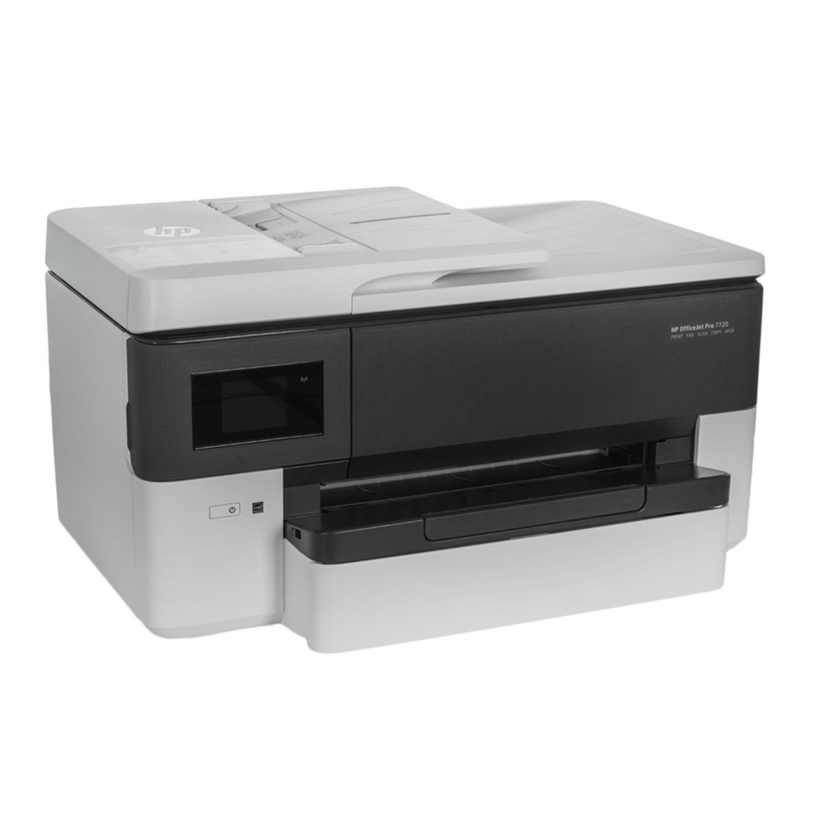 Купить МФУ Струйное HP OfficeJet Pro 7720, A3 Чёрно-белый, недорого в в  интернет-магазине Кибермолл с доставкой. Фото, отзывы, описания,  характеристики Владивосток