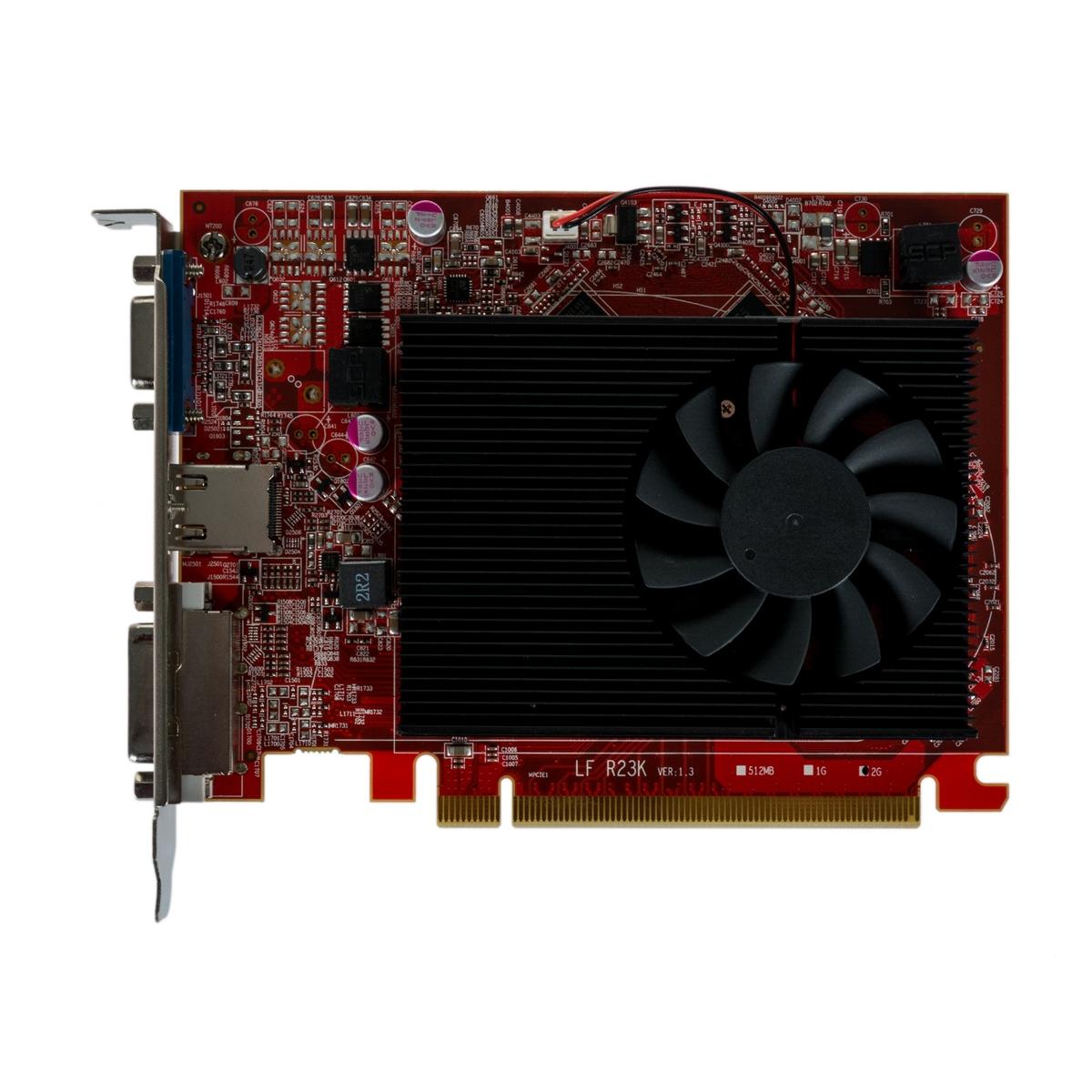 Купить Видеокарта ATI Radeon PowerColor R7 240 2048Mb 2GBK3-HV2E/OC Чёрный,  недорого в в интернет-магазине Кибермолл с доставкой. Фото, отзывы,  описания, характеристики Владивосток