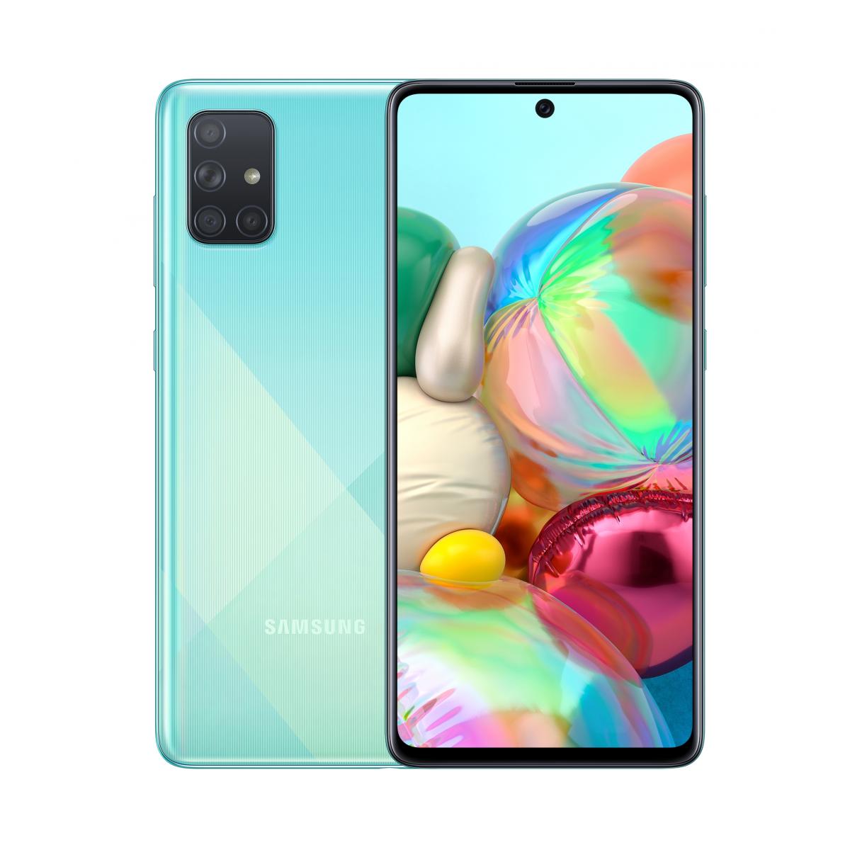 Купить Смартфон Samsung Galaxy A71 SM-A715 Blue Синий, недорого в в  интернет-магазине Кибермолл с доставкой. Фото, отзывы, описания,  характеристики Владивосток