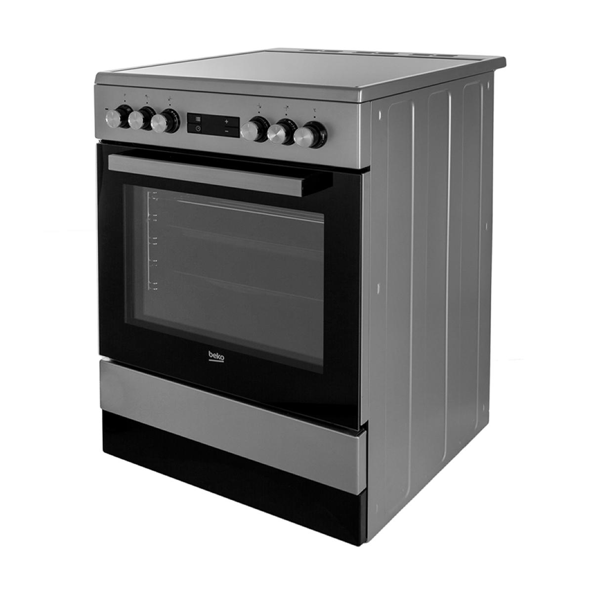 Купить Плита электрическая Beko FSM67320GSS Серебристый, недорого в в  интернет-магазине Кибермолл с доставкой. Фото, отзывы, описания,  характеристики Владивосток