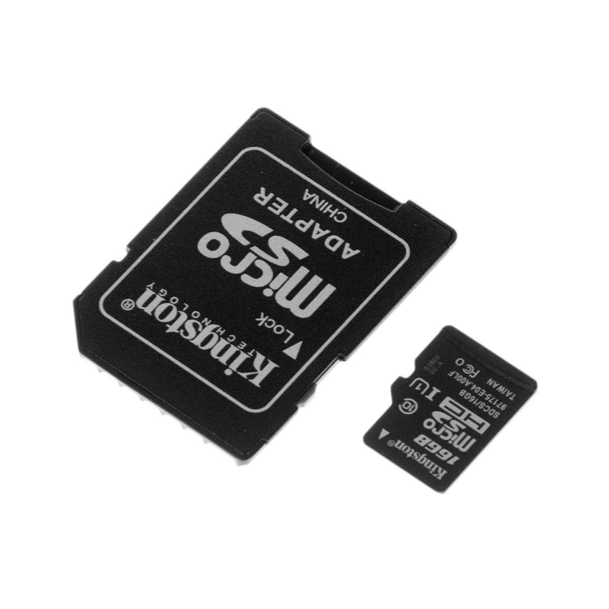 Купить Карта памяти 16ГБ Micro-SDHC Kingston Canvas Select Plus C10 адаптер  Чёрный, недорого в в интернет-магазине Кибермолл с доставкой. Фото, отзывы,  описания, характеристики Владивосток