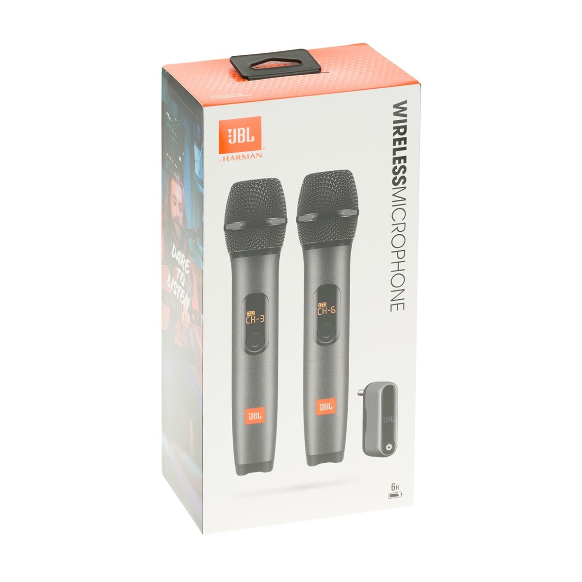 Купить Микрофон беспроводной JBL Wireless Microphone Set Чёрный, недорого в  в интернет-магазине Кибермолл с доставкой. Фото, отзывы, описания,  характеристики Владивосток