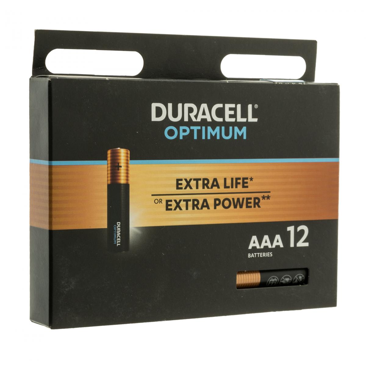 Купить Батарейка ААА Duracell Optimum LR03-12BL 12шт, недорого в в  интернет-магазине Кибермолл с доставкой. Фото, отзывы, описания,  характеристики Владивосток