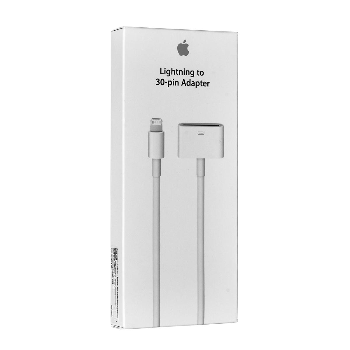 Купить Переходник Apple Lightning to 30-pin Adapter MD824 Белый, недорого в  в интернет-магазине Кибермолл с доставкой. Фото, отзывы, описания,  характеристики Владивосток