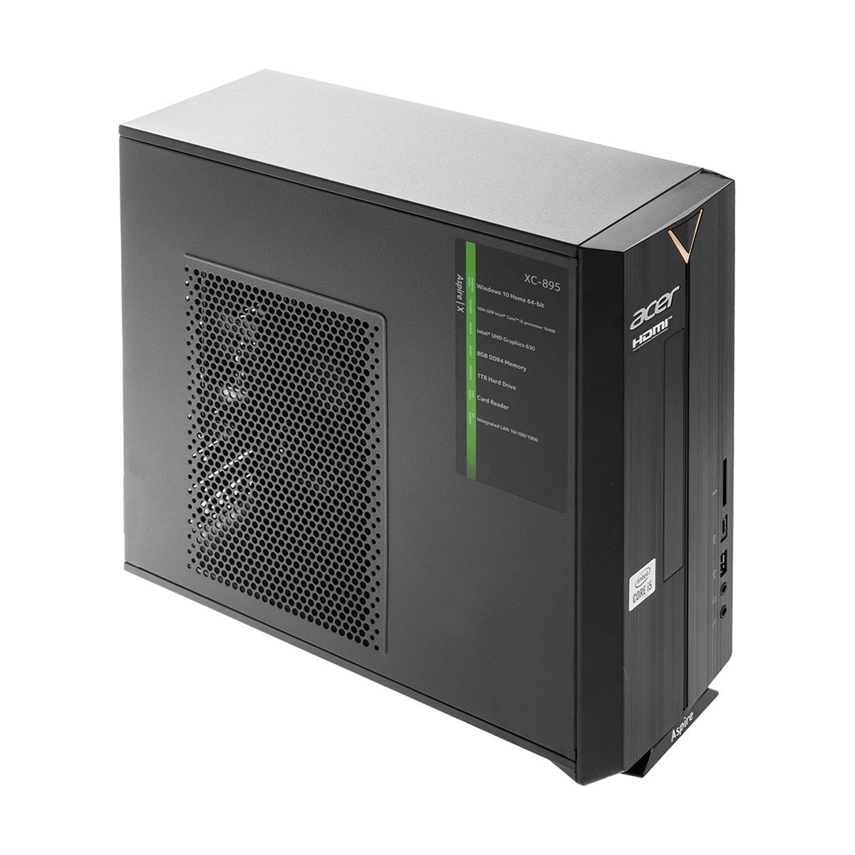 Купить Компьютер Acer Aspire XC-895 SFF i5 10400 DT.BEWER.00Y Чёрный,  недорого в в интернет-магазине Кибермолл с доставкой. Фото, отзывы,  описания, характеристики Владивосток