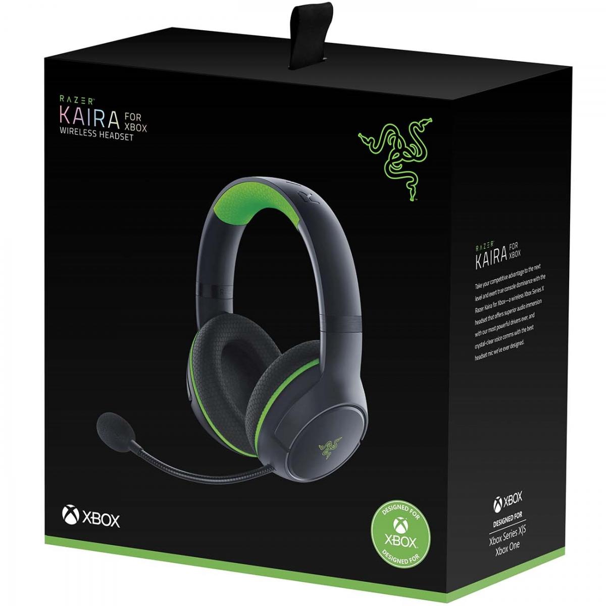 Купить Наушники игровые Razer Kaira for Xbox Чёрный, недорого в в  интернет-магазине Кибермолл с доставкой. Фото, отзывы, описания,  характеристики Владивосток