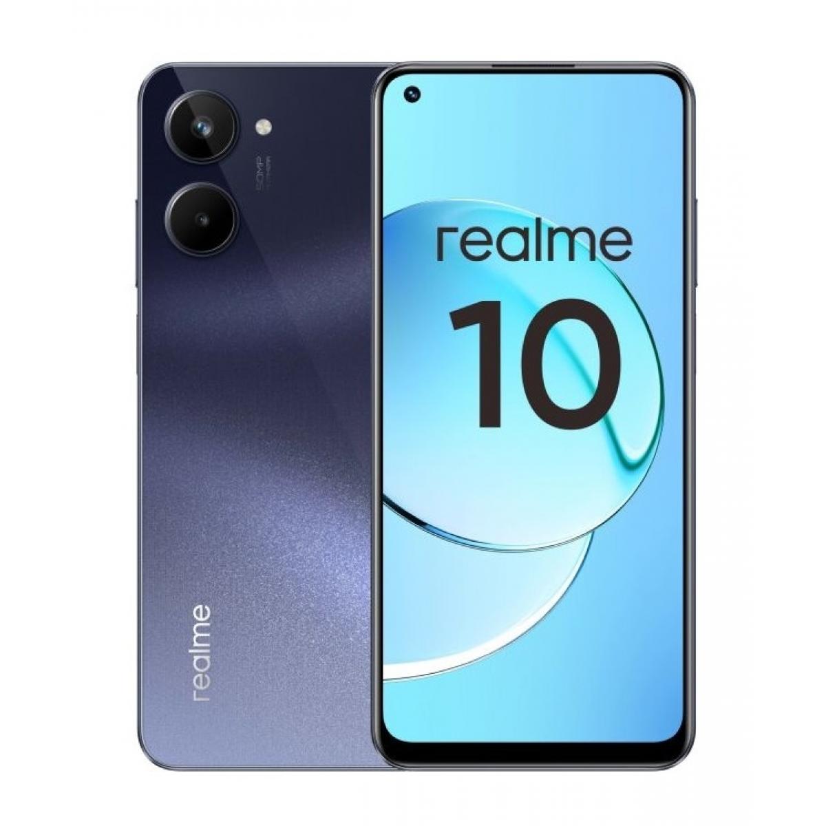 Купить Смартфон Realme 10 8/128Gb Чёрный, недорого в в интернет-магазине  Кибермолл с доставкой. Фото, отзывы, описания, характеристики Владивосток