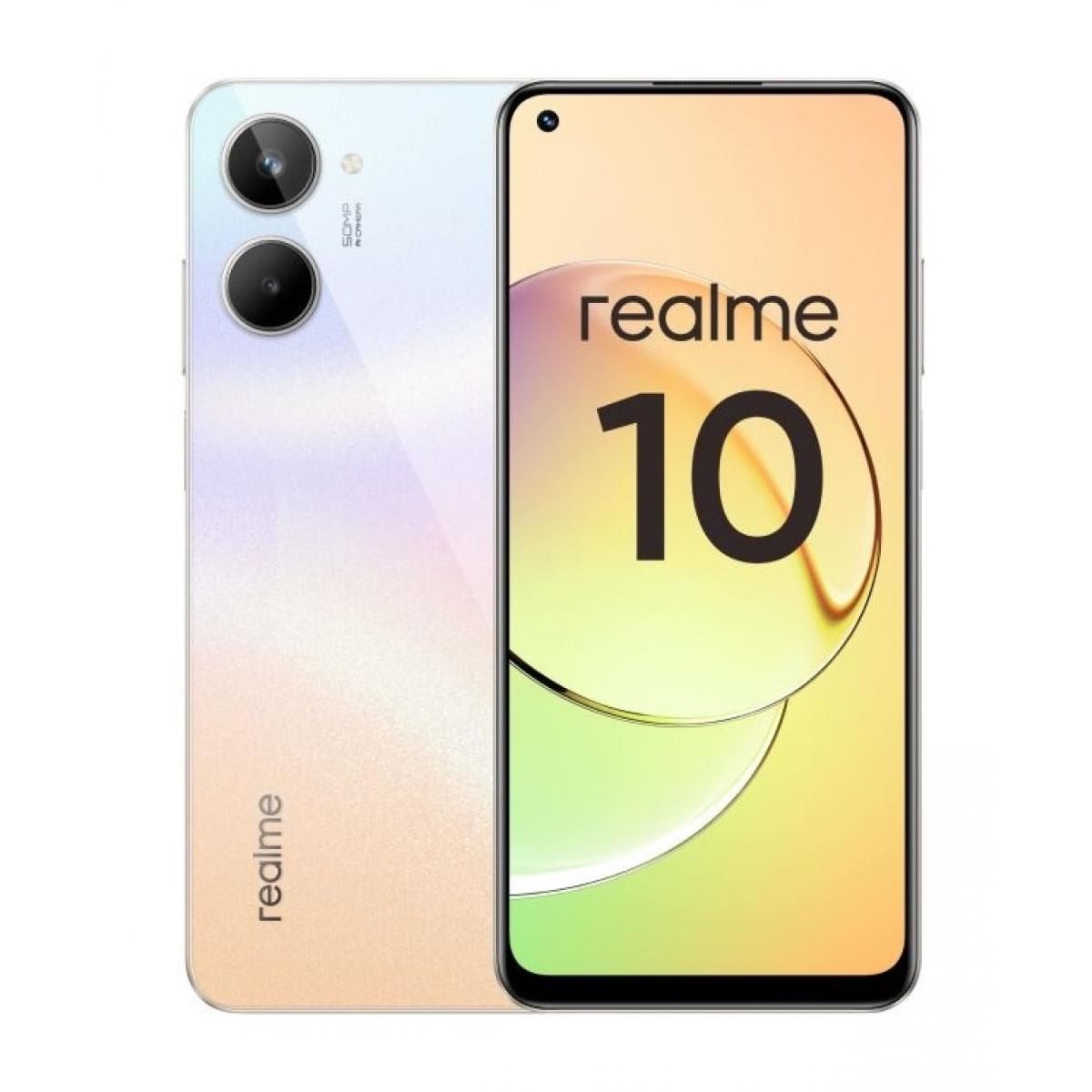 Купить Смартфон Realme 10 4/128Gb Белый, недорого в в интернет-магазине  Кибермолл с доставкой. Фото, отзывы, описания, характеристики Владивосток