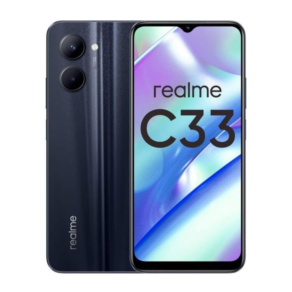 Купить Смартфон Realme C33 128Gb Чёрный, недорого в в интернет-магазине  Кибермолл с доставкой. Фото, отзывы, описания, характеристики Владивосток