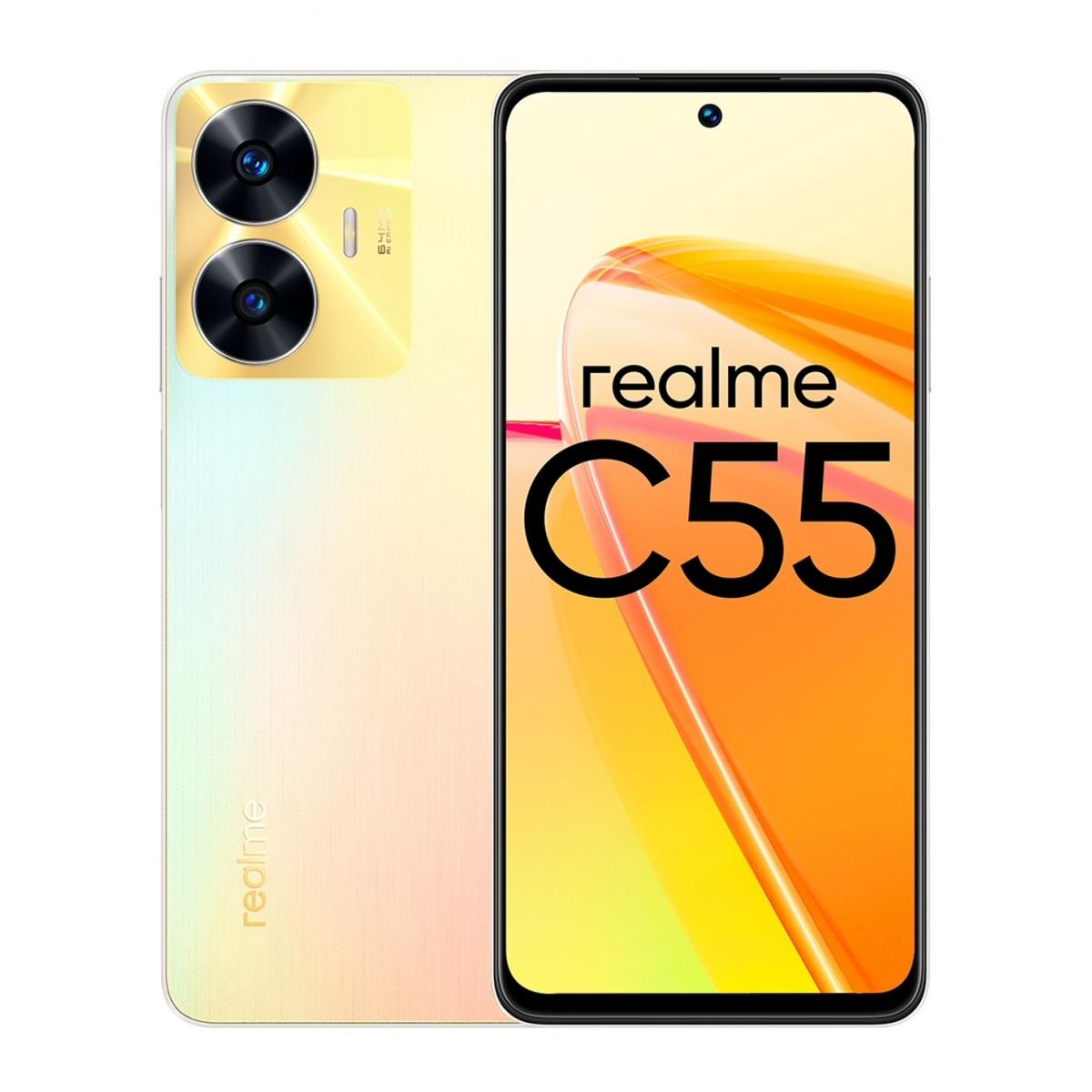 Купить Смартфон Realme C55 6/128Gb Золотой, недорого в в интернет-магазине  Кибермолл с доставкой. Фото, отзывы, описания, характеристики Владивосток