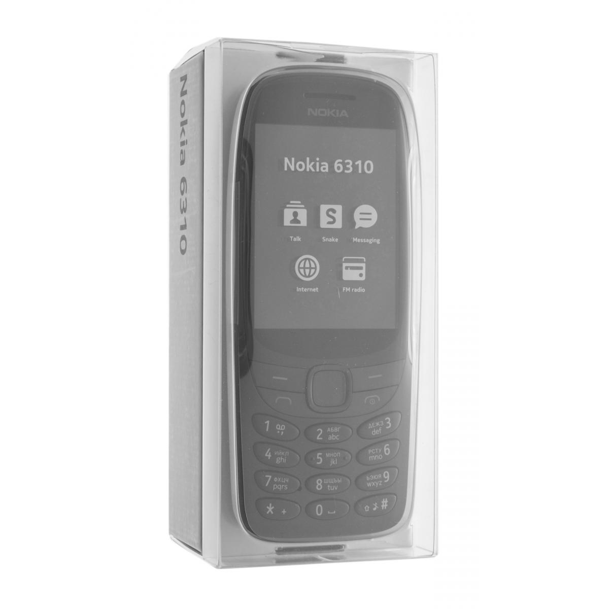 Купить Сотовый телефон Nokia 6310 TA-1400 DS Чёрный, недорого в в  интернет-магазине Кибермолл с доставкой. Фото, отзывы, описания,  характеристики Владивосток