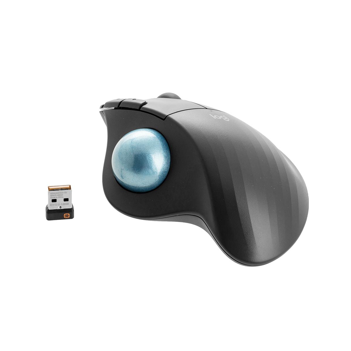 Купить Мышь беспроводная Logitech Trackball M575 (910-005872) Тёмно-серый,  недорого в в интернет-магазине Кибермолл с доставкой. Фото, отзывы,  описания, характеристики Владивосток