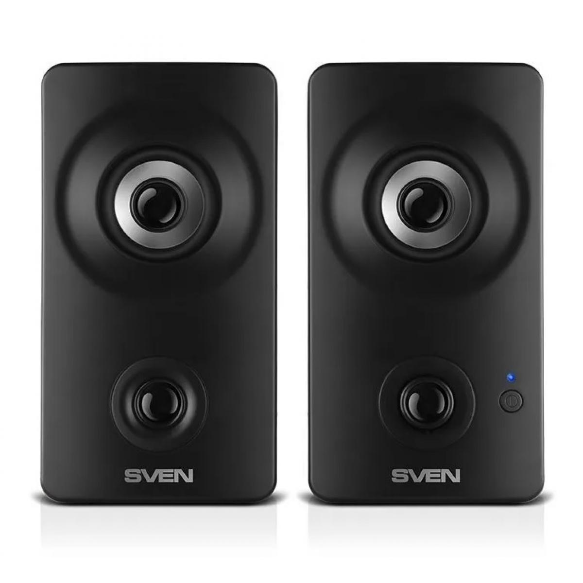 Купить Колонки 2.0 SVEN 405 (SV-021122) 2x4 Вт Чёрный, недорого в в  интернет-магазине Кибермолл с доставкой. Фото, отзывы, описания,  характеристики Владивосток