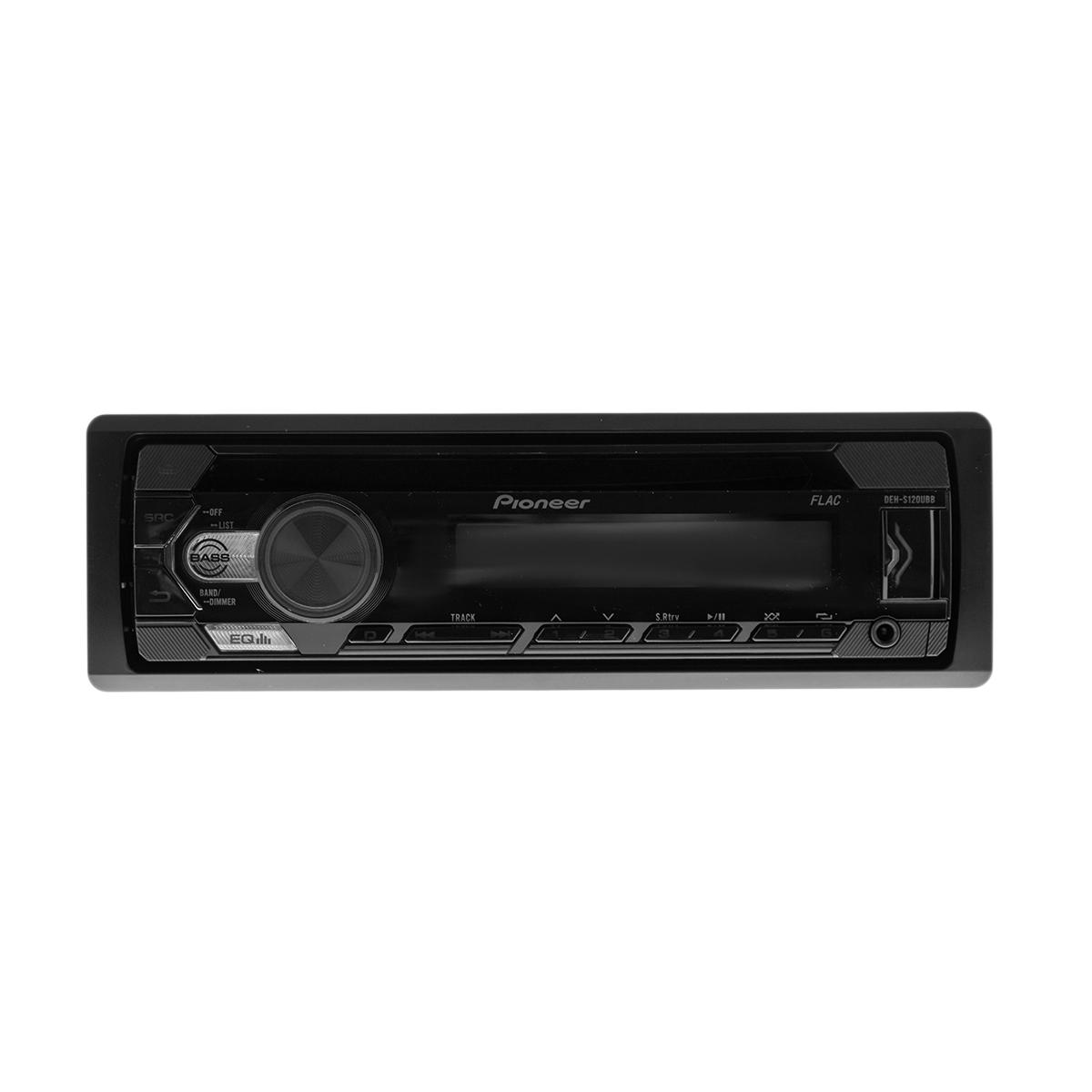 Купить Автомагнитола 1 DIN Pioneer DEH-S120UBB Чёрный, недорого в в  интернет-магазине Кибермолл с доставкой. Фото, отзывы, описания,  характеристики Владивосток