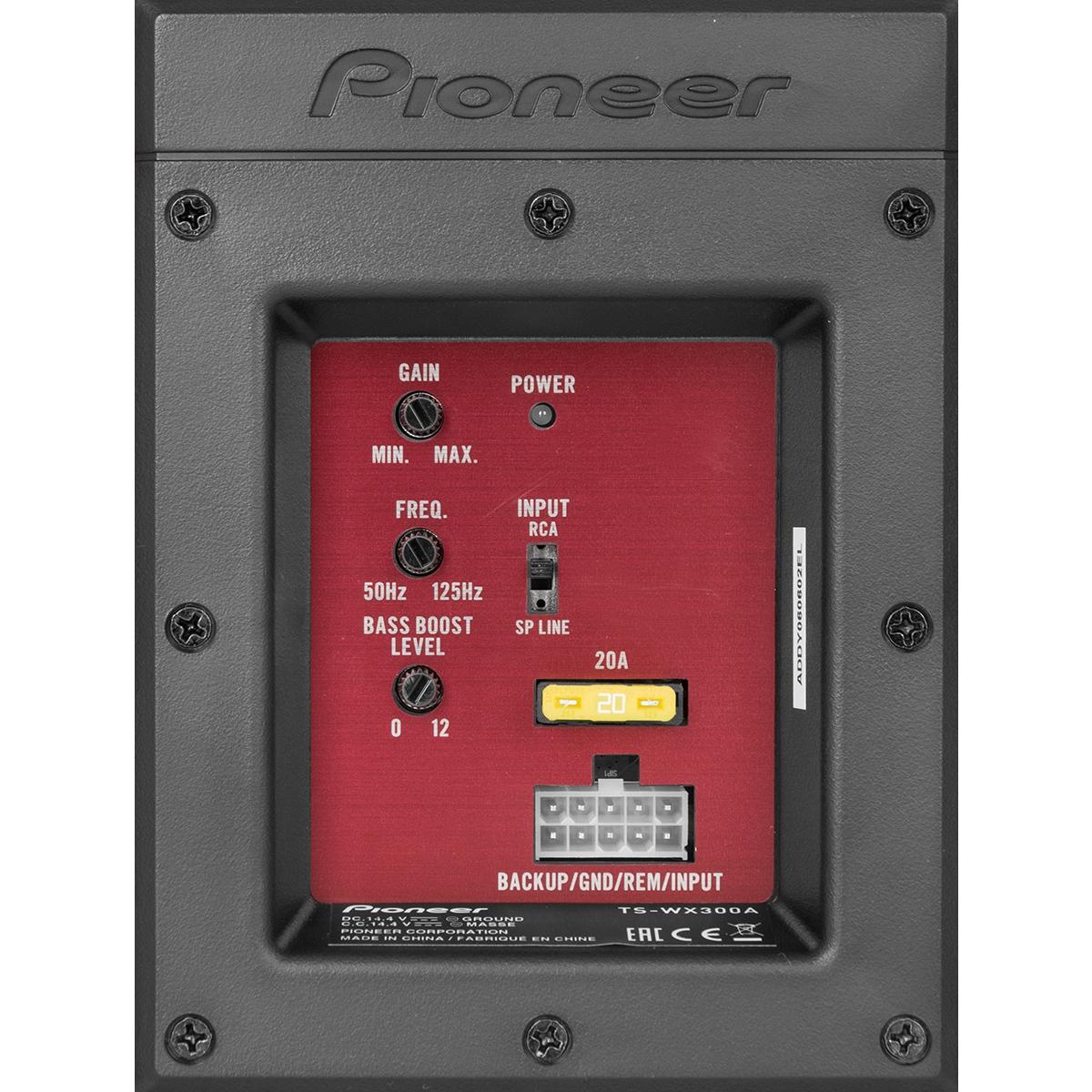 Купить Автомобильный сабвуфер Pioneer TS-WX300A Чёрный, недорого в в  интернет-магазине Кибермолл с доставкой. Фото, отзывы, описания,  характеристики Владивосток