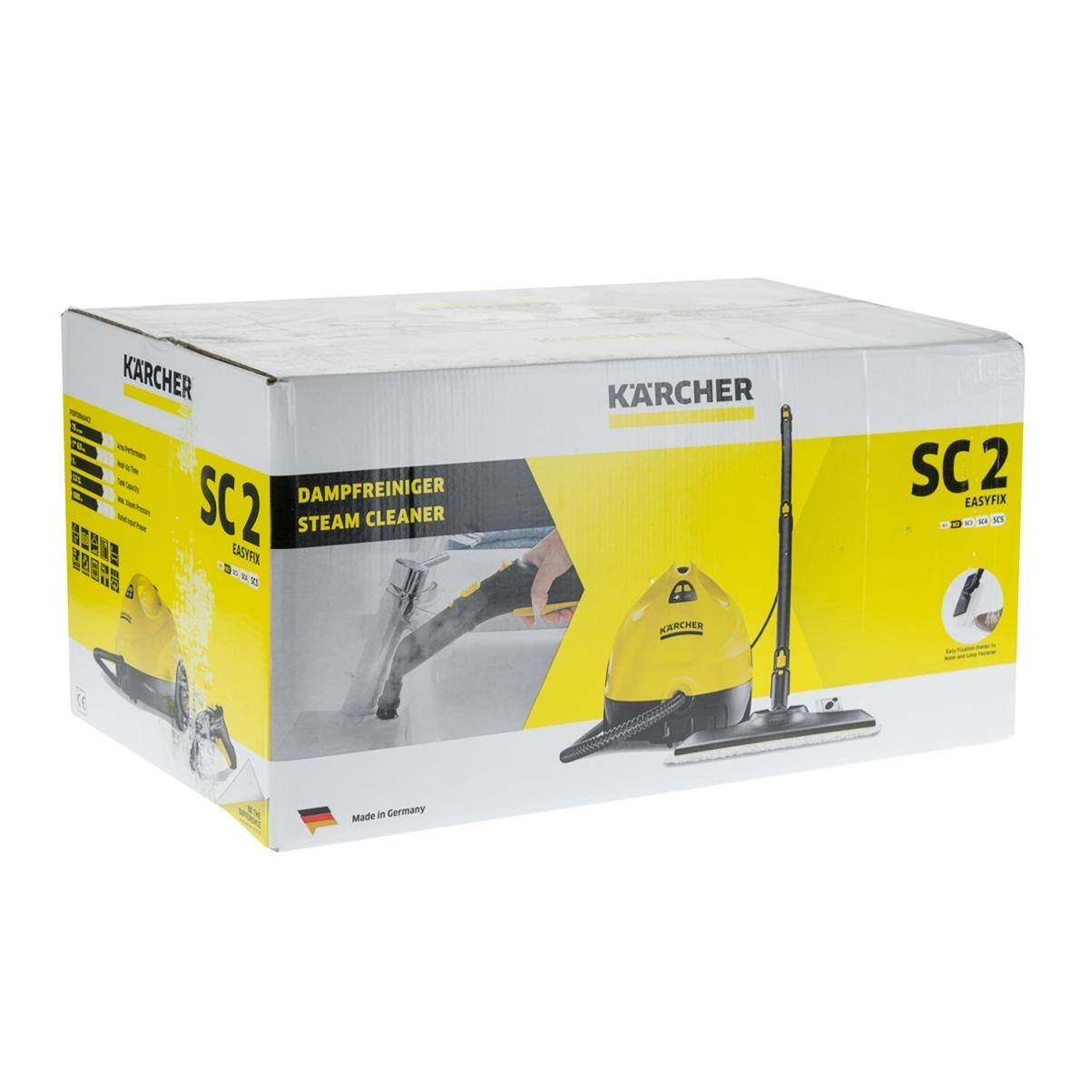 Купить Пароочиститель Karcher SC 2 EasyFix Жёлтый, недорого в в  интернет-магазине Кибермолл с доставкой. Фото, отзывы, описания,  характеристики Владивосток