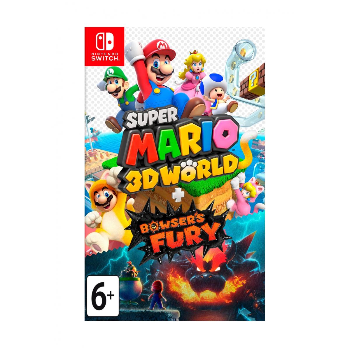 Купить Игра для Nintendo Switch Super Mario 3D World + Bowsers Fury,  недорого в в интернет-магазине Кибермолл с доставкой. Фото, отзывы,  описания, характеристики Владивосток