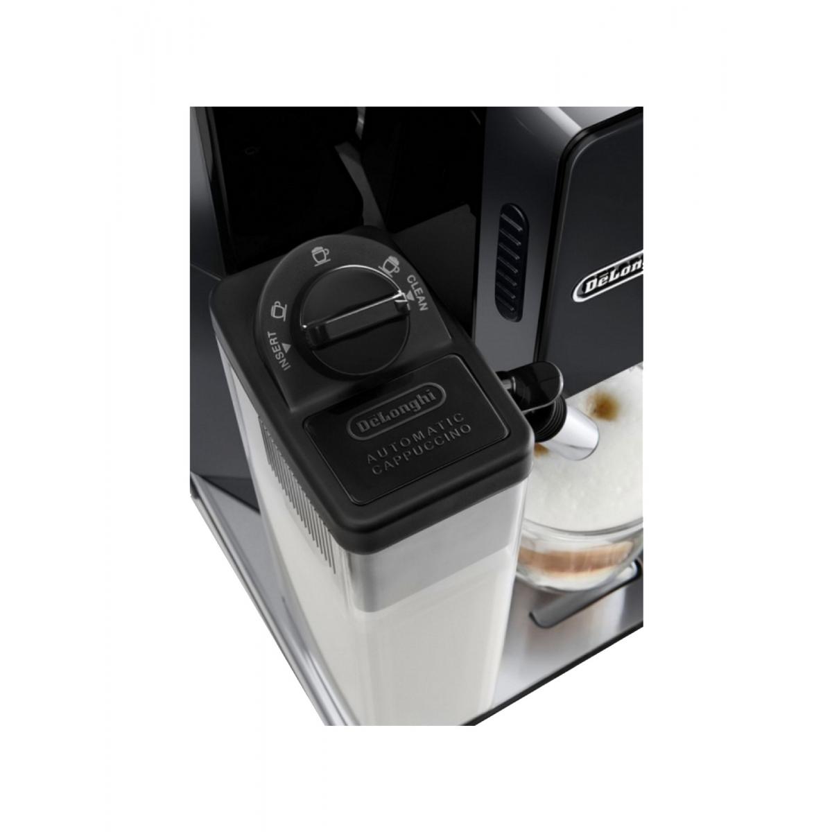 Купить Кофемашина Delonghi ECAM44.664.B Чёрный, недорого в в  интернет-магазине Кибермолл с доставкой. Фото, отзывы, описания,  характеристики Владивосток