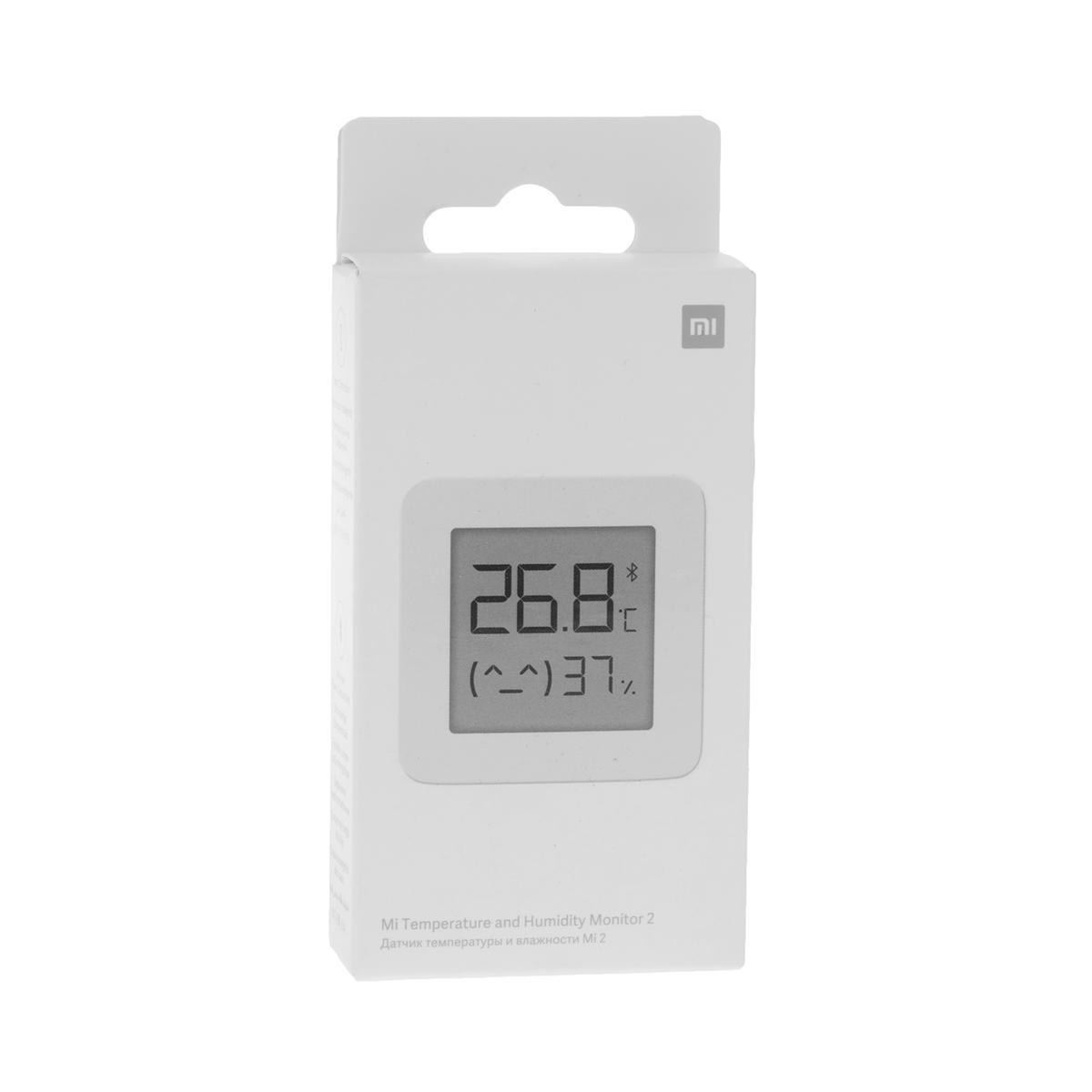 Купить Датчик температуры и влажности Xiaomi Mi Temperature and Humidity  Monitor 2 Белый, недорого в в интернет-магазине Кибермолл с доставкой.  Фото, отзывы, описания, характеристики Владивосток