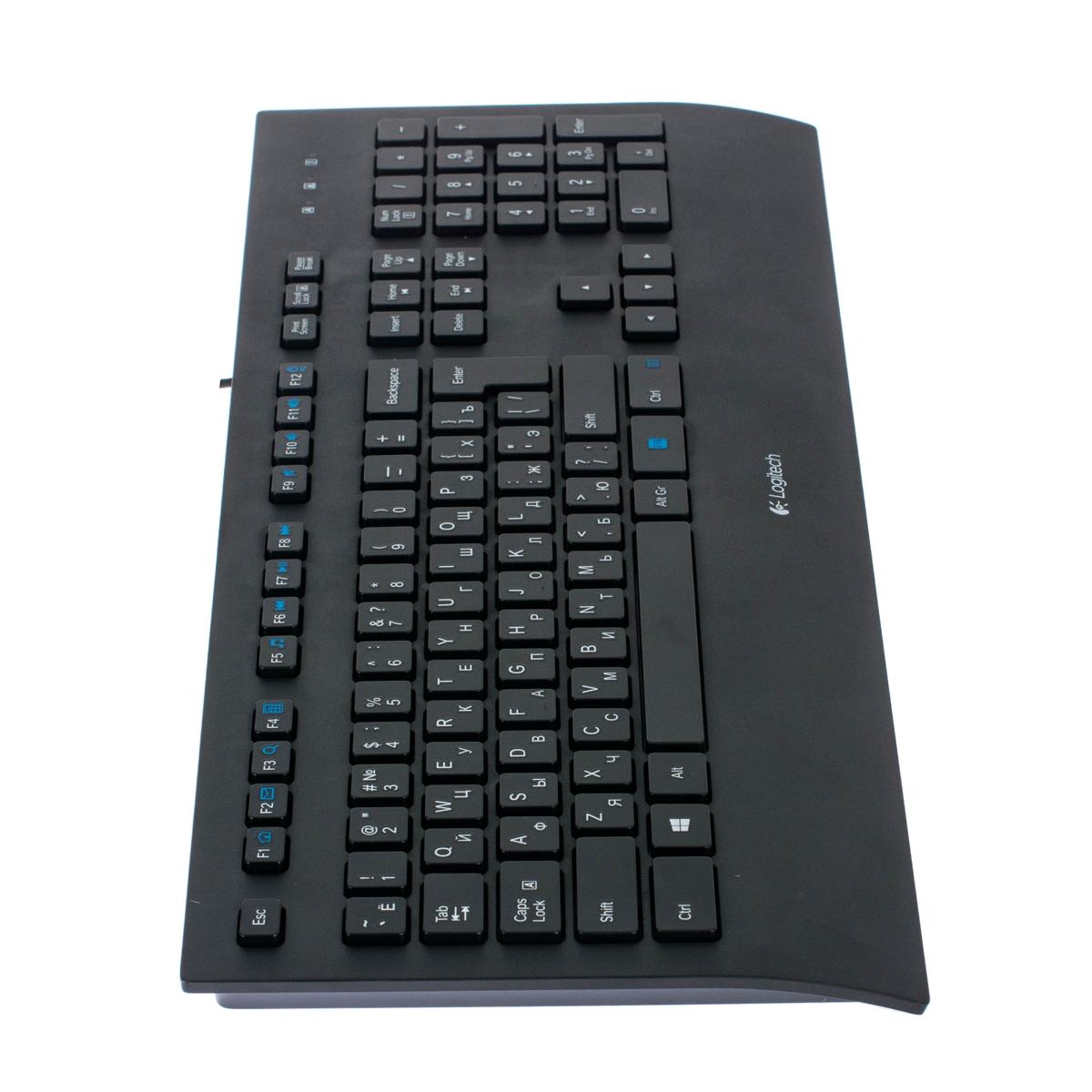 Купить Клавиатура проводная Logitech K280e Чёрный, недорого в в  интернет-магазине Кибермолл с доставкой. Фото, отзывы, описания,  характеристики Владивосток