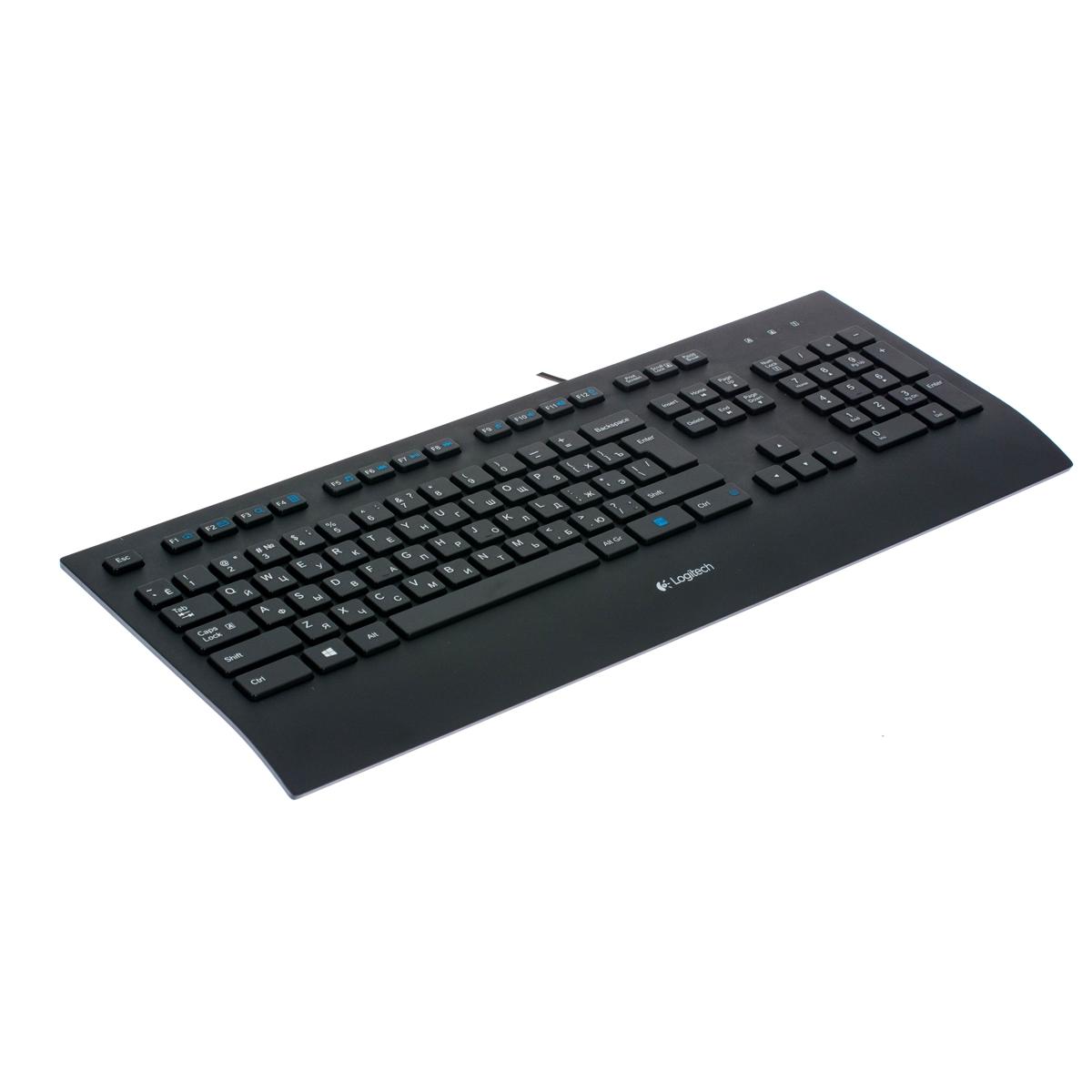 Купить Клавиатура проводная Logitech K280e Чёрный, недорого в в  интернет-магазине Кибермолл с доставкой. Фото, отзывы, описания,  характеристики Владивосток