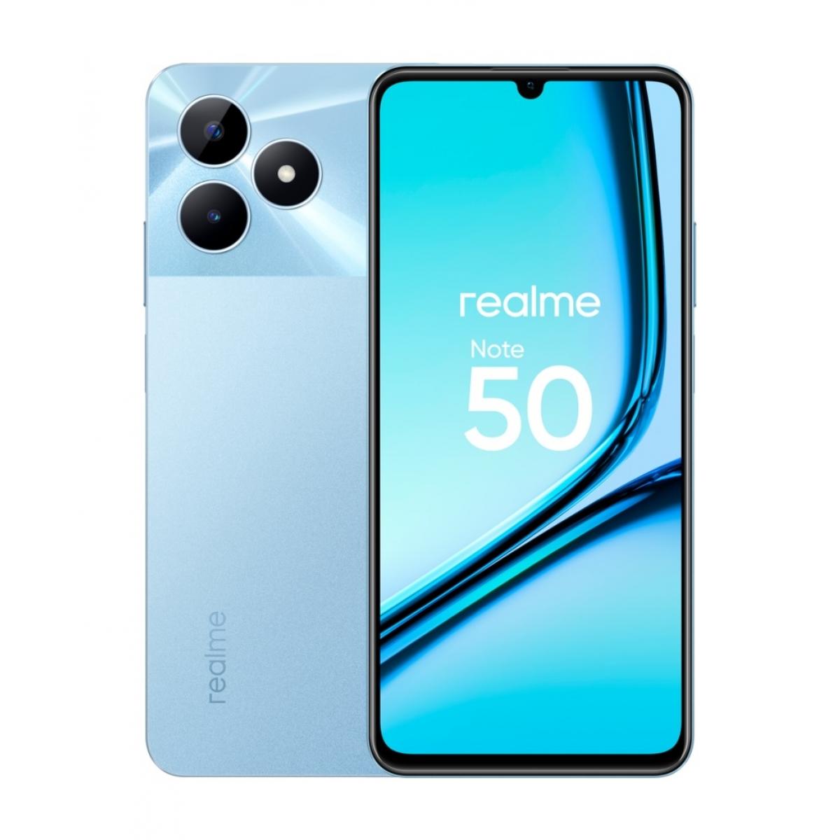 Купить Смартфон Realme Note 50 4/128GB Голубой, недорого в в  интернет-магазине Кибермолл с доставкой. Фото, отзывы, описания,  характеристики Владивосток