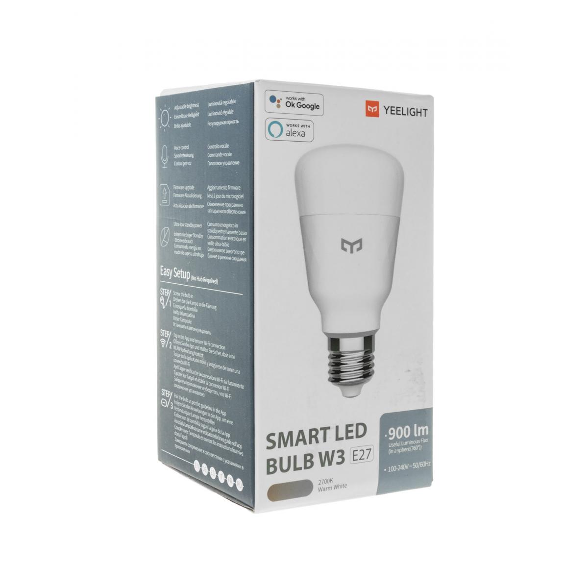 Купить Умная лампа LED Yeelight Smart Bulb W3 Белый, недорого в в  интернет-магазине Кибермолл с доставкой. Фото, отзывы, описания,  характеристики Владивосток