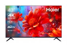 Телевизор 43" 4K UHD Haier 43 Smart TV S2 Серый